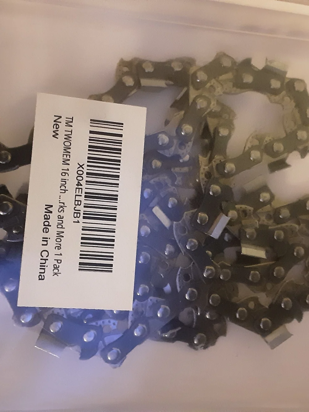 2 Pack 16 8nch Chainsaw Chain 3/8 Inch Lp Pitch 0.050 Gauge 56 Drive Links (46)